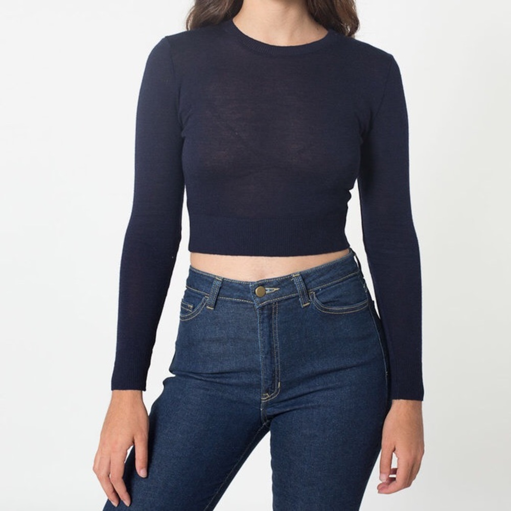 Lightweight Crop Sweater | American Apparel